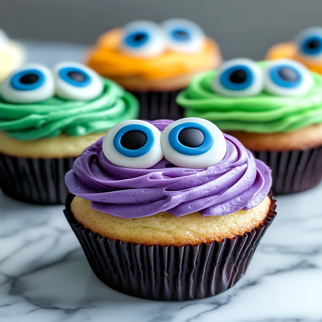 Monster Eye Cupcakes
